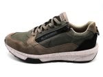 Zapato casual de piel natural combinada, de ancho X, con cordones y cremallera | Allrounder by Mephisto (marrón)