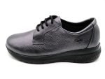 Zapato de piel de ancho X con cordones | Dr Cutillas (negro)