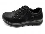 Zapato deportivo, ancho X, cordón y cremallera | G Comfort (negro)