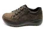 Zapato deportivo, ancho X, cordón y cremallera | G Comfort (marrón)