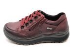 Zapato deportivo, ancho X, cordón y cremallera | G Comfort (burdeos)