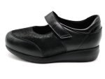 Zapato tipo mercedes de ancho XL de piel | Pinoso's (negro)