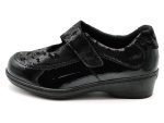 Zapato tipo mercedes de ancho XXL de piel | Pinoso's (negro)